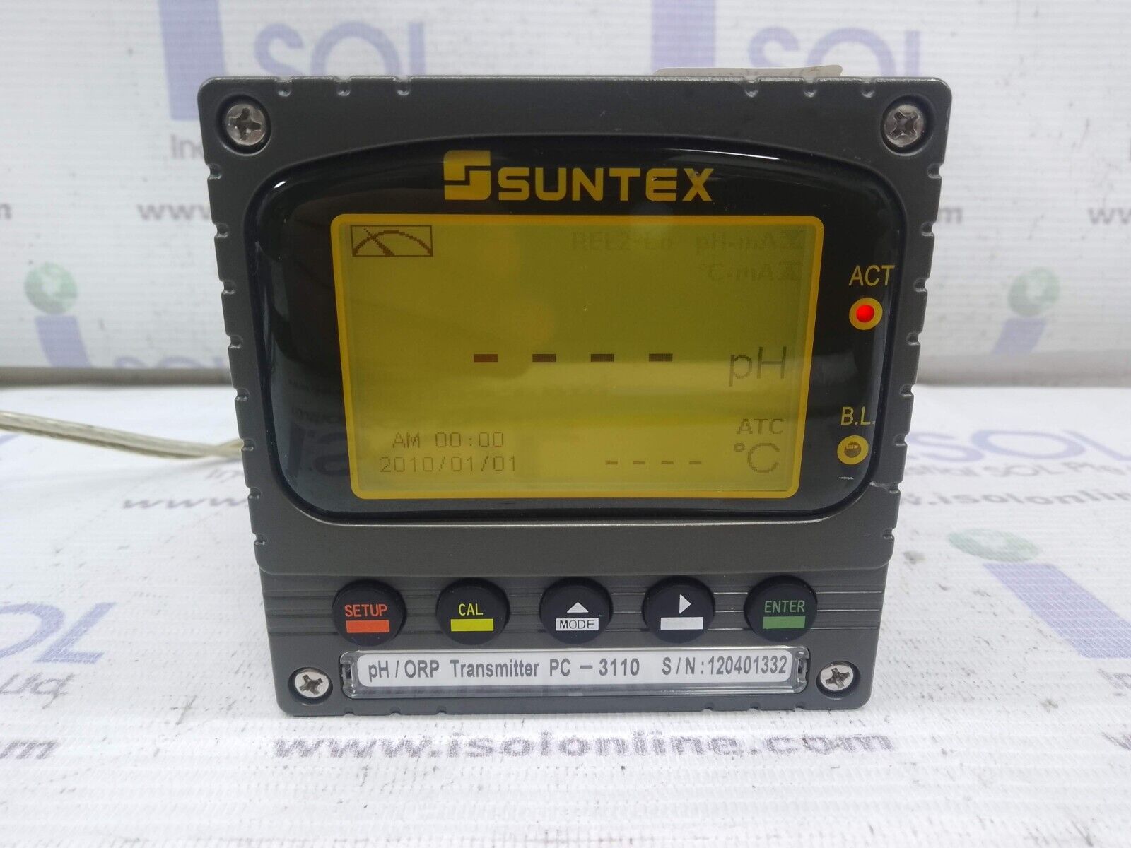 Suntex pH/ORP  Intelligent Transmitter PC-3110RS 0 1Y Ser PC-3110 V 2.05... - $841.00