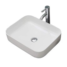 20 x 15.6 Inch Vessel Bathroom Sink White Ceramic - $117.81