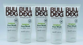 5 x BullDog Skincare For Men Original Face Wash 1 oz Travel Size Free Shipping - £9.64 GBP