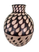 Pottery Vase Rain Vessel Hand Thrown Painted Chulucanas Peru Pablo Vilch... - £74.84 GBP