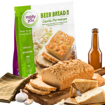 Molly &amp; You Garlic Parmesan Beer Bread Mix (Pack of 1) - Gourmet, Artisan Bread - £19.97 GBP