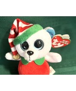 2012 Ty Baby Beanies Polar Bear Icecaps Ornament 4&quot; Tall Original Tag - $130.98 MXN