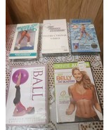 Denise Austin Best Belly Fat-Blasters Fitness DVD Plus 4 VHS Workout Tapes - $28.65 CAD