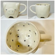 RARE Pig Mug 3D Piggy Shaped Face Collectible Ceramic Coffee Tea Cup By TAG 12oz - £18.77 GBP