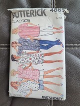 Vintage Butterick Sewing Pattern 4865 Misses Maternity Top Pants Shorts Sz L XL - £7.70 GBP