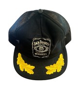 Jack Daniel&#39;s Whiskey Half Mesh Snapback Trucker Hat Cap - £12.30 GBP