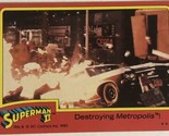 Superman II 2 Trading Card #70 Destroying Metropolis - £1.57 GBP