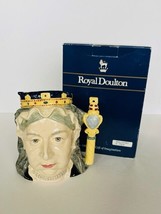 Royal Doulton Toby Mug Jug Cup LIMITED EDITION nib box Queen Victoria Crown 1987 - £276.92 GBP