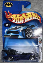 Batmobile, #001 First Editions (Hot Wheels, 2004) New On Card - $11.29