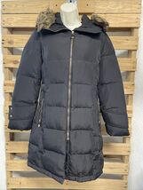 Calvin Klein Quilted Winter Jacket Faux Fur Hood Woman's Size XS KG JD - $34.65