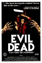 1981 The Evil Dead Movie Poster Print Ash Cheryl Bruce Campbell Horror  - £5.50 GBP