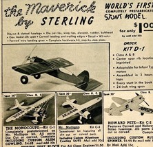 1949 Aviation Maverick Sterling Model Airplane Advertisement Philadelphia - $19.99