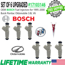 Hp Upgrade Oem Bosch x6 4hole 32LB Fuel Injectors 95-00 Buick Oldsmbl Pontiac - £96.13 GBP