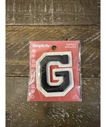 Simplicity Iron On Black Patch Letter G - €10,03 EUR