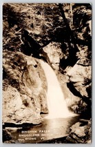 Bingham Falls Smugglers Notch Stowe VT RPPC Vermont Postcard A47 - £7.02 GBP