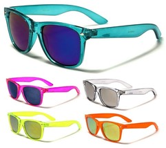 Classic Casual Retro Square Sunglasses 80S Neon Trendy Summer Beach Outdoor Vtg - £7.60 GBP+