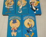 Warner Bros Cartoons Golden Jubilee 24 Karat Collection VHS Tapes Lot of 5 - £19.84 GBP