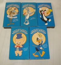 Warner Bros Cartoons Golden Jubilee 24 Karat Collection VHS Tapes Lot of 5 - £19.45 GBP