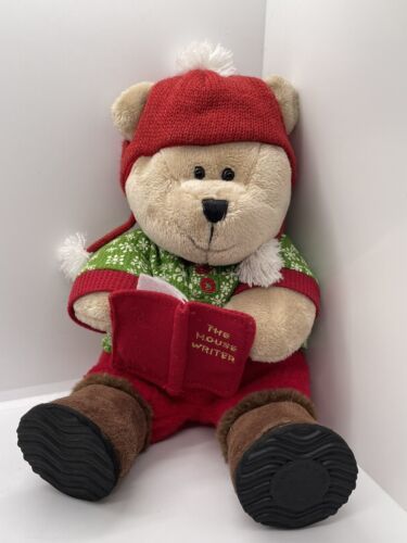 Starbucks Bearista Bear Plush Holiday The Mouse Writer 2010 97th Edition - $8.59