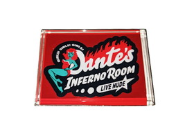 Beetlejuice Dante&#39;s Inferno Strip Club Acrylic Executive Display Paperwe... - $268.11 MXN