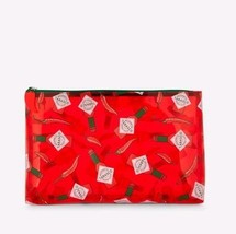 NOVELTY CUTE  CHILLI DESIGN MAKE UP WASH TOILETRY BAG CASE STORAGE NEW  - $249.65 MXN
