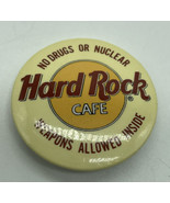 Hard Rock Cafe Vintage Pin badge- No Drugs or Nuclear Weapons Allowed In... - £5.72 GBP