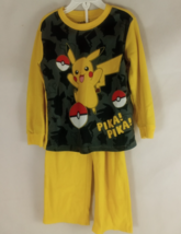 Pokemon Boys Long Sleeve Top and Pants Pajama Set, 2-Piece Medium Size 4/5 - $8.06 CAD