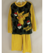 Pokemon Boys Long Sleeve Top and Pants Pajama Set, 2-Piece Medium Size 4/5 - $8.07 CAD