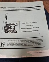 New Citizens Project Guide To Helping People Become US Citizens - $1.98