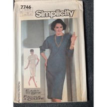 Simplicity Misses Dress Sewing Pattern sz 10 - 14 7746 - uncut - $14.84