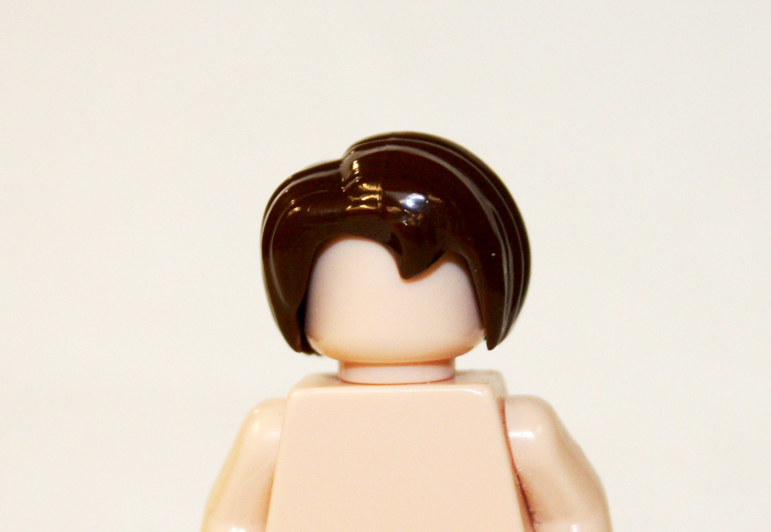 Brown Medium Big Hair For Minifigure Toys - $2.01