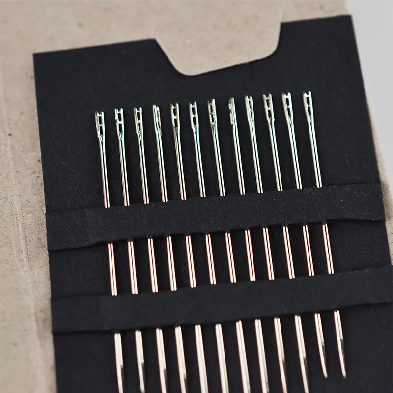 Sporting 12pcs Multi-size Blind Needles Tail Needle Darning Stainless Steel DIY  - £23.51 GBP