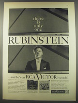 1956 RCA Victor Records Advertisement - Artur Rubinstein - £14.78 GBP