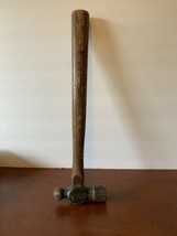 Vintage Stanley 312 Ball Peen Hammer 24 oz. Tools 14&quot; Long Handle USA - £23.59 GBP