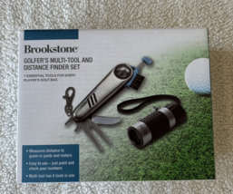 Brookstone Golfer&#39;s Multi-Tool and Distance Finder Set NEW - $19.99