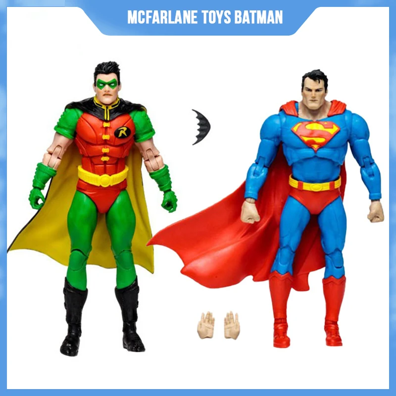 Original Mcfarlane Anime Figure Toys Dc Comics Robin Tim Drake Superman ... - £63.86 GBP+