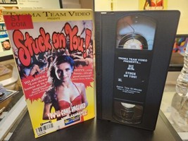 Troma Stuck on You VHS tape video cassette 1996 cult cinema film irwin c... - £9.32 GBP