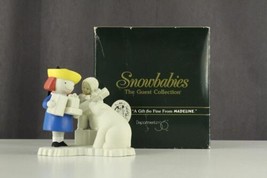 Dept 56 Snowbabies Figurine Christmas A Gift So Fine From Madeline 69901 - £18.74 GBP