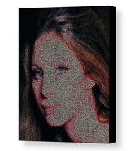 Barbra Streisand People WOW Lyrics Mosaic Framed Print Limited Edition w... - £15.17 GBP