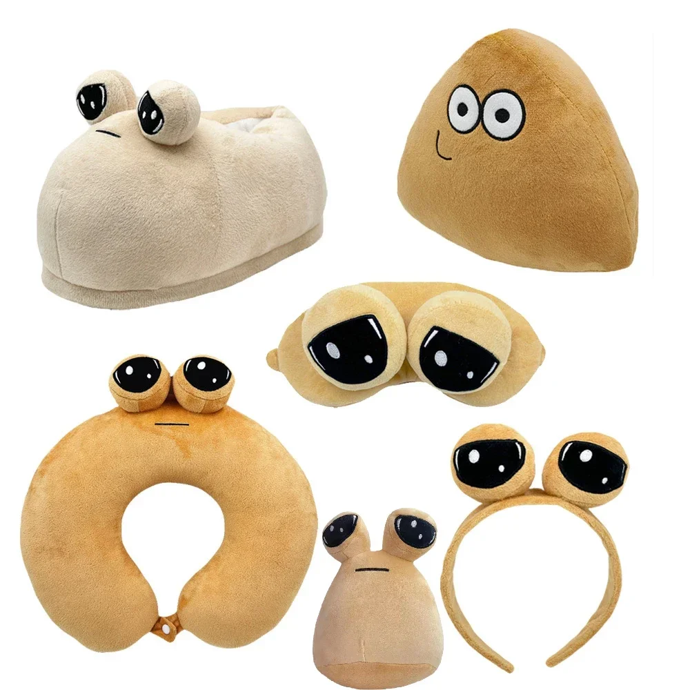 The maw pou plush toys anime game kawaii cartoon my pet alien pou butter soft stuffed thumb200