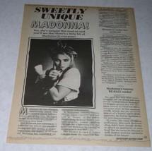 Madonna BOP Magazine Photo Article Vintage 1986 - $19.99