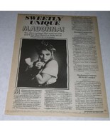 Madonna BOP Magazine Photo Article Vintage 1986 - $27.40 CAD