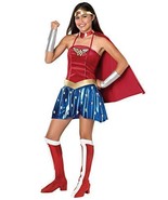 Justice League Teen Wonder Woman Costume, Red, Teen - $154.32