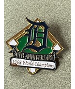 Detroit Tigers Baseball 30th Anniversary 1968 World Champions Enamel Hat... - $9.49
