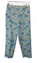 Talbots Perfect Spring Summer Ankle Pants Stretch Cotton Colorful Pockets 8P - £17.49 GBP
