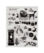 Little animal Christmas Transparent Clear stamps Rubber seals for DIY sc... - $108.33 MXN