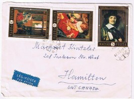 Stamps Art Hungary Envelope Budapest Hooch Hals 1969 - £3.08 GBP