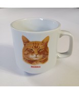 Vintage Morris The Cat White Ceramic Coffee Mug 9 Lives Mascot 70s 80s P... - $241.02 MXN