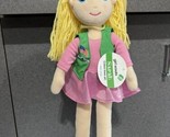 Girl Scouts Plush Sarah Junior Doll  15” Tall New With Tags NWT NOS - $28.46