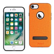 [Pack Of 2] Reiko I Phone 7/8/SE2 Denim Texture Tpu Protector Cover In Orange - £21.83 GBP